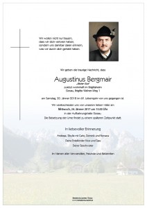 Bergmair Augustinus