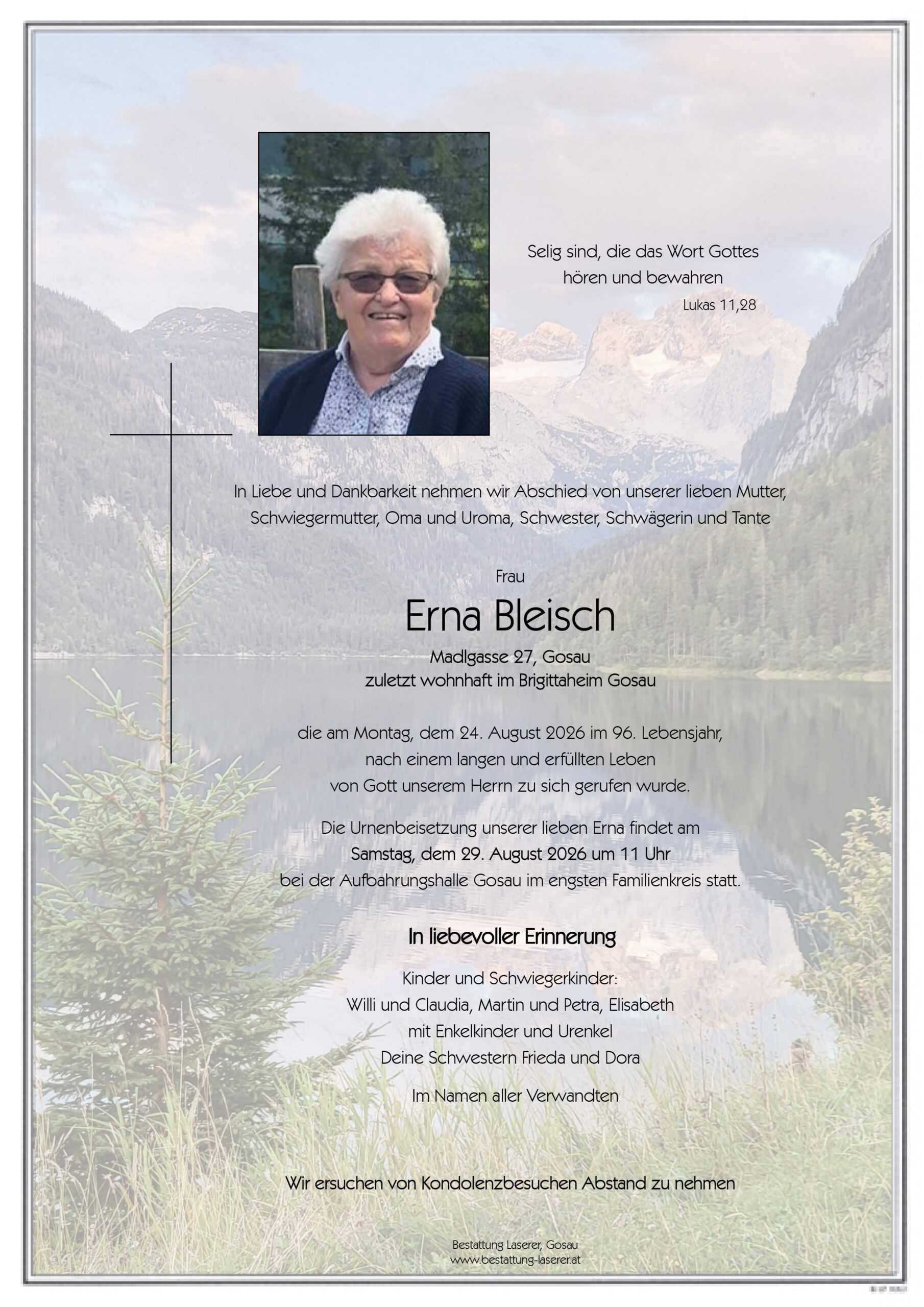 Bleisch Erna