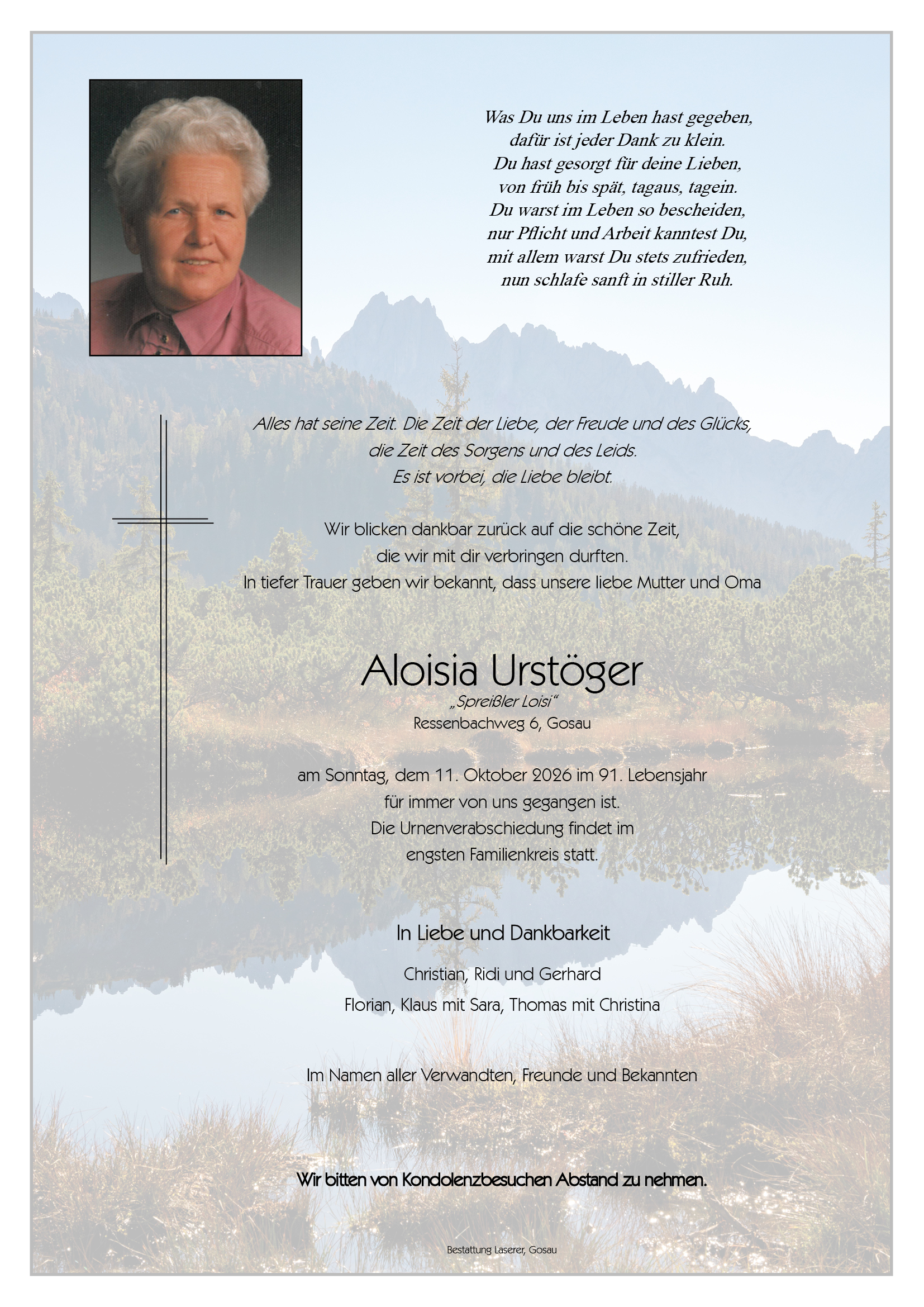 Urstöger Aloisia